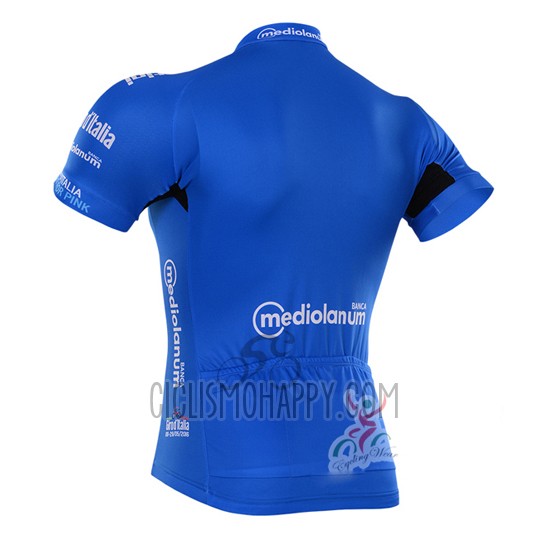 Giro D'italy Cycling Jersey Bib Short 2016 Men Short Sleeve Blue and White